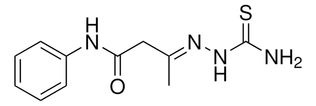 3-((AMINOCARBOTHIOYL)HYDRAZONO)-N-PHENYLBUTANAMIDE AldrichCPR