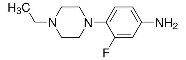 4-(4-Ethyl-1-piperazinyl)-3-fluoro-benzenamine AldrichCPR