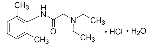 利多卡因 Pharmaceutical Secondary Standard; Certified Reference Material