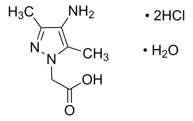 (4-Amino-3,5-dimethyl-1H-pyrazol-1-yl)acetic acid dihydrochloride hydrate AldrichCPR