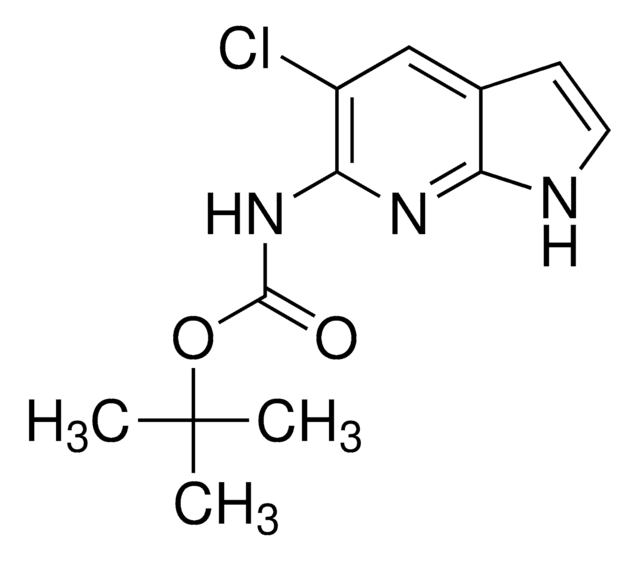 tert-Butyl (5-chloro-1H-pyrrolo[2,3-b]pyridin-6-yl)carbamate AldrichCPR