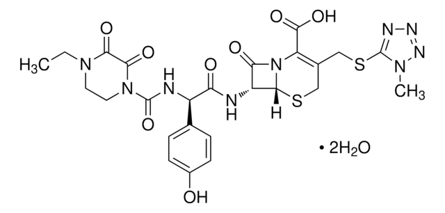 Cefoperazone dihydrate certified reference material, pharmaceutical secondary standard