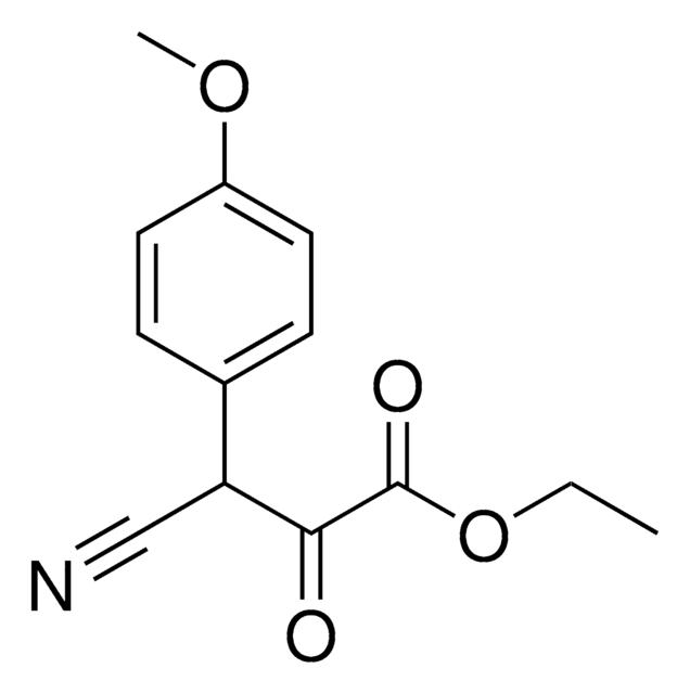 Ethyl 3-cyano-3-(4-methoxyphenyl)-2-oxopropanoate AldrichCPR