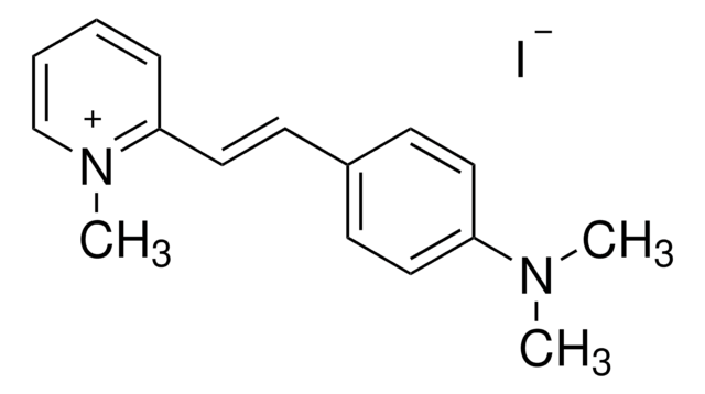 2-[4-(二甲氨基)苯乙烯基]-1-甲基吡啶碘 Dye content 95&#160;%