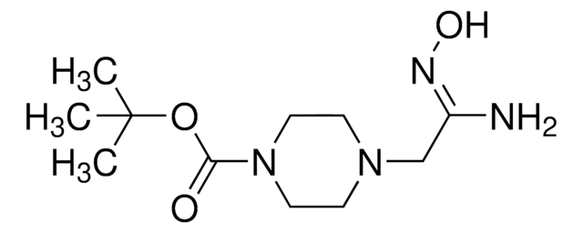 tert-Butyl 4-[(2Z)-2-amino-2-(hydroxyimino)ethyl]-1-piperazinecarboxylate AldrichCPR