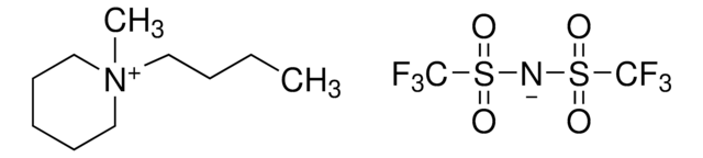 1-Butyl-1-methylpiperidinium bis(trifluoromethylsulfonyl)imide &#8805;99%, H2O &lt;500&#160;ppm