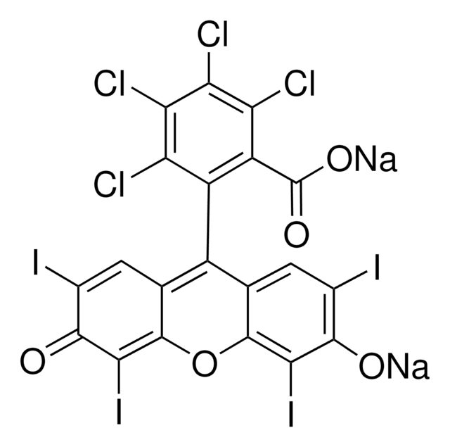 Rose bengal certified by the Biological Stain Commission, Dye content &#8805;80&#160;%