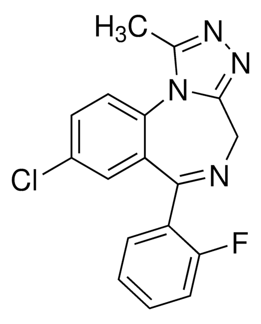 Flualprazolam solution 1&#160;mg/mL in methanol, certified reference material, ampule of 1&#160;mL, Cerilliant&#174;