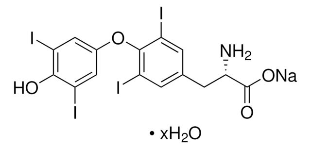 Levothyroxine Sodium Hydrate pharmaceutical secondary standard, certified reference material