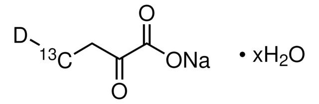 2-Ketobutyric acid-4-13C,4-d sodium salt hydrate 97 atom % D, 99 atom % 13C, 98% (CP)