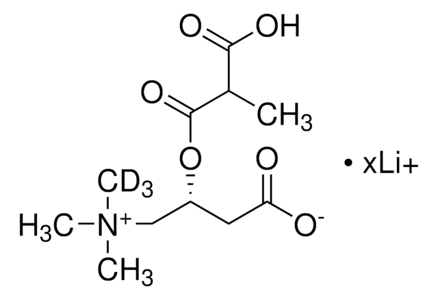 Methylmalonyl-L-carnitine-(N-methyl-d3) lithium salt &#8805;90.0% (Mixture of diastereomers, HPLC), analytical standard