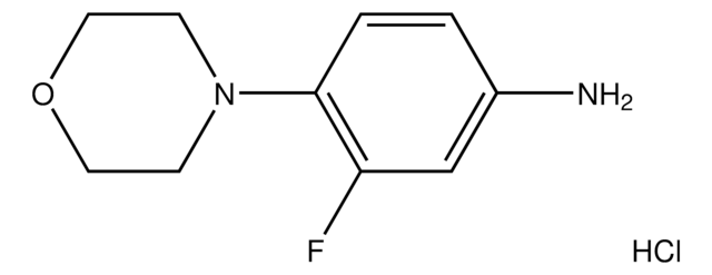 [3-Fluoro-4-(4-morpholinyl)phenyl]amine hydrochloride AldrichCPR