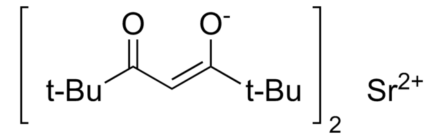 Strontium tetramethylheptanedionate anhydrous, 99.9% trace metals basis