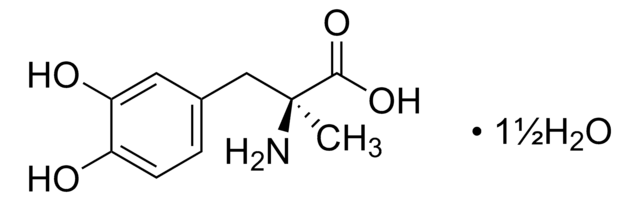 (&#8722;)-3-(3,4-Dihydroxyphenyl)-2-methyl-L-alanine sesquihydrate 99%