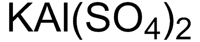 硫酸铝钾 puriss., anhydrous, calcined, &#8805;98% (calc with ref. to anhyd. subst.), powder