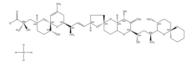 豆渣酸 铵盐 来源于凹形原甲藻 &#8805;90% (HPLC), solid