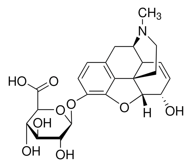 吗啡-3- &#946;-D-葡糖醛酸 溶液 1&#160;mg/mL in methanol with 0.05% NaOH, ampule of 1&#160;mL, certified reference material, Cerilliant&#174;