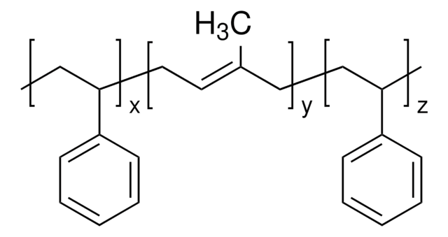 Polystyrene-block-polyisoprene-block-polystyrene styrene 17&#160;wt. %