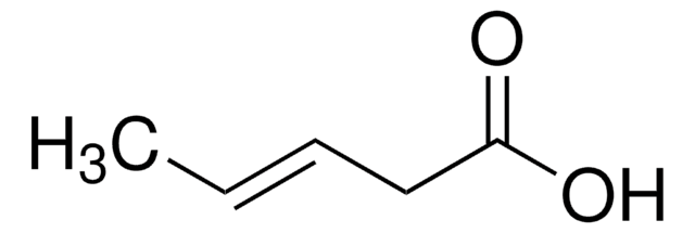 3-戊烯酸 is mainly present in the trans-form (&#8805;90% GC), &#8805;95.0% (sum of isomers, GC)