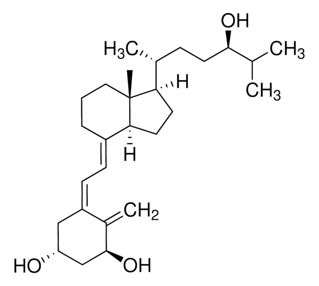 1,24-Dihydroxyvitamin D3 solution 50&#160;&#956;g/mL (Ethanol with 0.1%BHT (degassed)), certified reference material, ampule of 1&#160;mL, Cerilliant&#174;