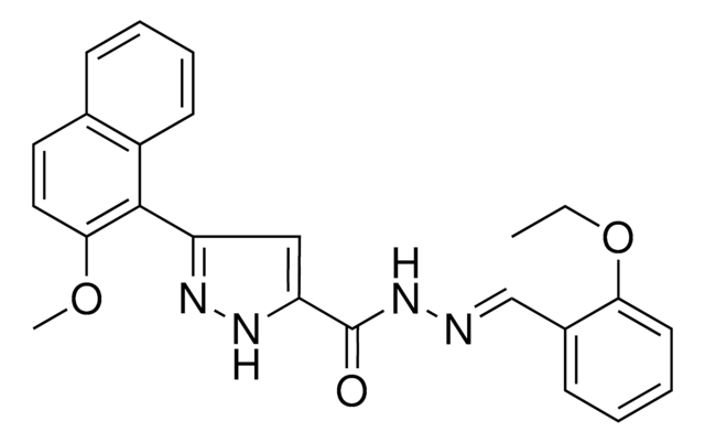 5(2-MEO-NAPHTHALEN-1-YL)2H-PYRAZOLE3CARBOXYLIC ACID (2-ETO-BENZYLIDENE)HYDRAZIDE AldrichCPR