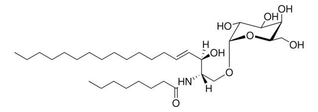 C8 Galactosyl(&#945;) Ceramide (d18:1/8:0) D-galactosyl-&#945;-1,1&#8242; N-octanoyl-D-erythro-sphingosine, powder