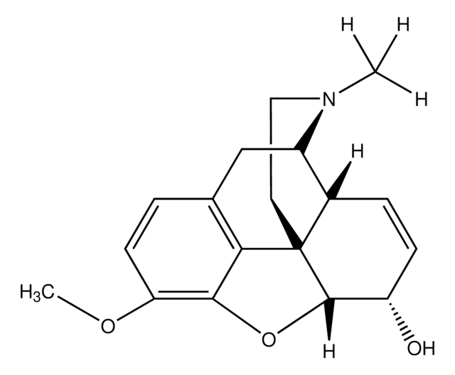 Codeine-d3 hydrochloride dihydrate analytical standard, 98 atom % D