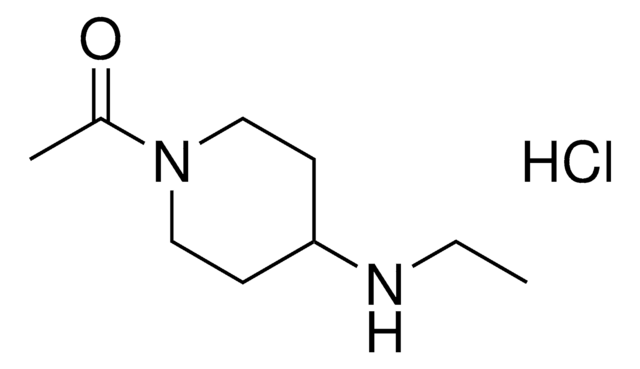 1-(4-(Ethylamino)piperidin-1-yl)ethan-1-one hydrochloride AldrichCPR