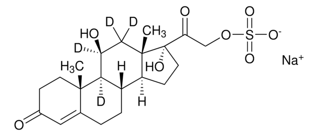 Hydrocortisone-9,11,12,12-d4 21-sulfate sodium salt &#8805;98 atom % D, &#8805;95% (CP)