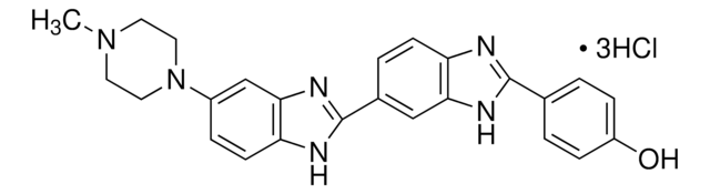 Hoechst 33258 溶液 1&#160;mg/mL in H2O, &#8805;98.0% (HPLC)