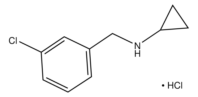 (3-Chlorobenzyl)cyclopropylamine hydrochloride AldrichCPR