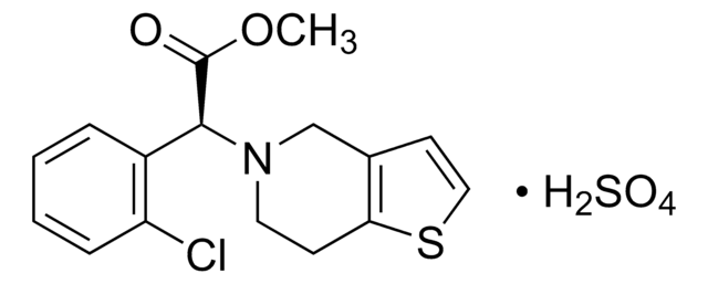 Clopidogrel Bisulfate Pharmaceutical Secondary Standard; Certified Reference Material