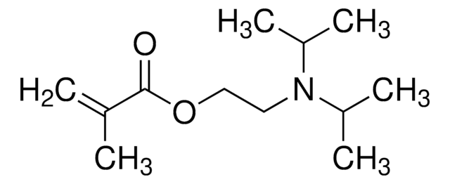 2-(Diisopropylamino)ethyl methacrylate 97%, contains ~100&#160;ppm monomethyl ether hydroquinone as inhibitor