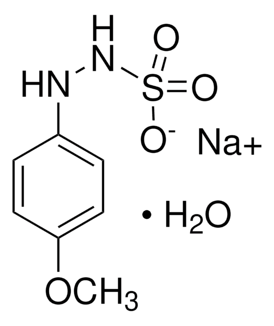 2-(4-Methoxyphenyl)hydrazinesulfonic acid sodium salt monohydrate &#8805;95.0%