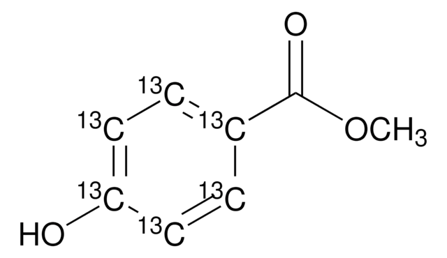 4-羟基苯甲酸甲酯-环-13C 溶液 50&#160;&#956;g/mL in acetone, analytical standard