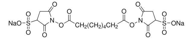 双(3-磺基-N-羟基琥珀酰亚胺酯)辛二酸酯 钠盐 &#8805;95% (H-NMR), powder