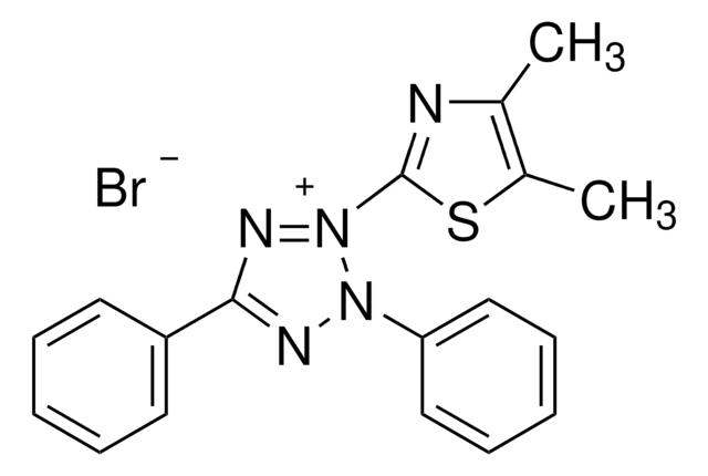 Thiazolyl Blue Tetrazolium Bromide Vetec&#8482;, reagent grade, 98%