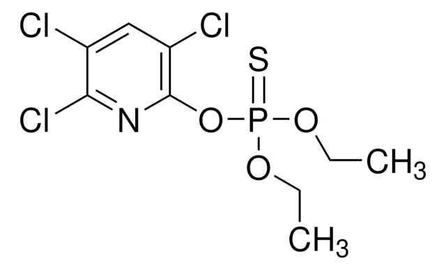 Chlorpyrifos certified reference material, TraceCERT&#174;, Manufactured by: Sigma-Aldrich Production GmbH, Switzerland