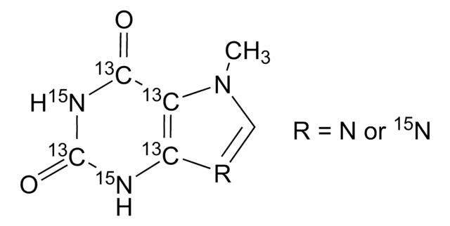 7-甲基黄嘌呤-2,4,5,6-13C4, 1,3,9-15N3 &#8805;98 atom %, &#8805;98% (CP)