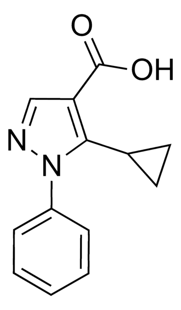 5-Cyclopropyl-1-phenyl-1H-pyrazole-4-carboxylic acid AldrichCPR