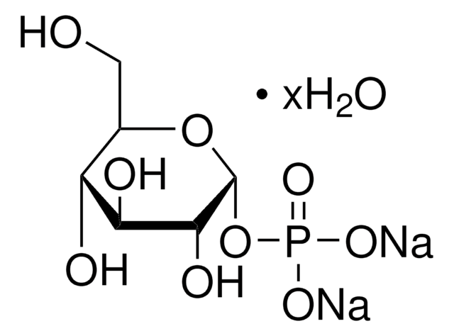 &#945;-D-Glucose 1-phosphate disodium salt hydrate &#8805;98%, BioXtra, lyophilized powder