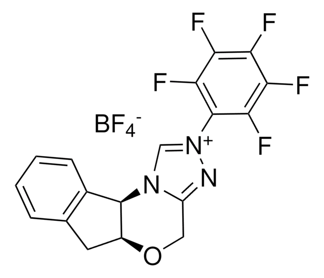 5a(S),10b(R)-5a,10b-Dihydro-2-(pentafluorophenyl)-4H,6H-indeno[2,1-b][1,2,4]triazolo[4,3-d][1,4]oxazinium tetrafluoroborate 97%