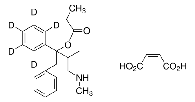 (±)-Norpropoxyphene-d5 maleate solution 1.0&#160;mg/mL in methanol (as free base), ampule of 1&#160;mL, certified reference material, Cerilliant&#174;