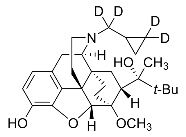 丁丙诺啡-D4 溶液 1.0&#160;mg/mL in methanol, ampule of 1&#160;mL, certified reference material, Cerilliant&#174;