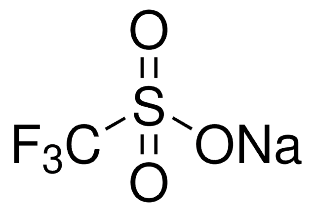 Sodium triflate &#8805;99.5% trace metals basis, anhydrous, battery grade