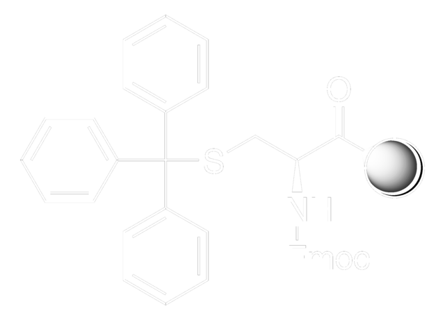 Fmoc-Cys(Trt) Wang resin extent of labeling: ~0.7&#160;mmol/g loading