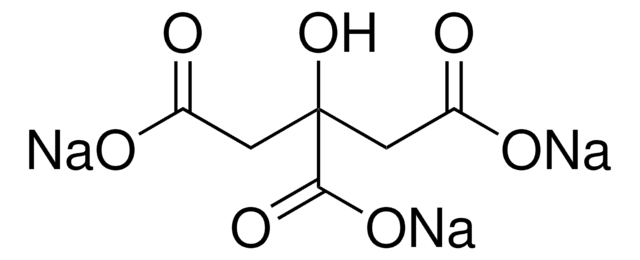 Citric acid trisodium salt anhydrous, &#8805;98% (GC)