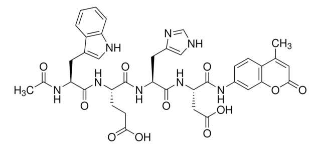 N-Acetyl-Trp-Glu-His-Asp-7-amido-4-methylcoumarin &#8805;97% (HPLC), powder