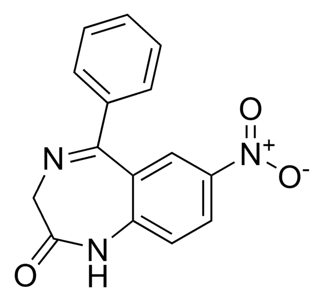 硝西泮标准液 溶液 1.0&#160;mg/mL in acetonitrile, ampule of 1&#160;mL, certified reference material, Cerilliant&#174;