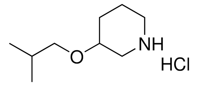 3-Isobutoxypiperidine hydrochloride AldrichCPR